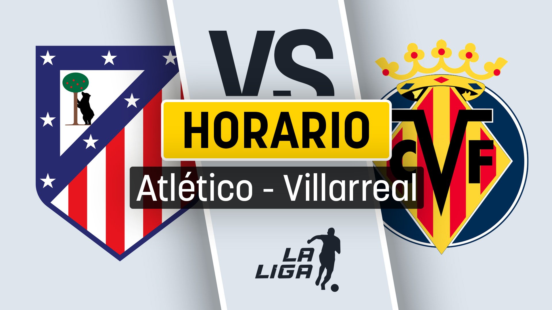 Horario y dónde ver el Atlético de Madrid – Villarreal en directo y en streaming gratis de Liga.