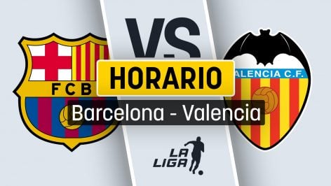 A qué hora y cuándo se juega el Barcelona – Valencia: dónde ver en directo gratis por TV el partido de Liga.