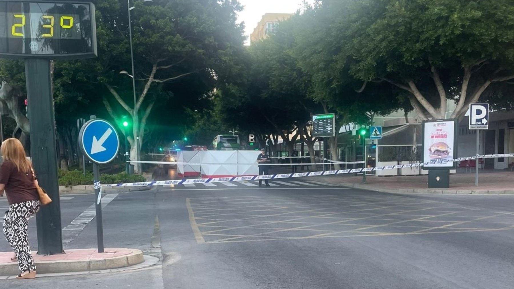 Avenida Federico García Lorca de Almería, lugar del accidente. (Europa Press)