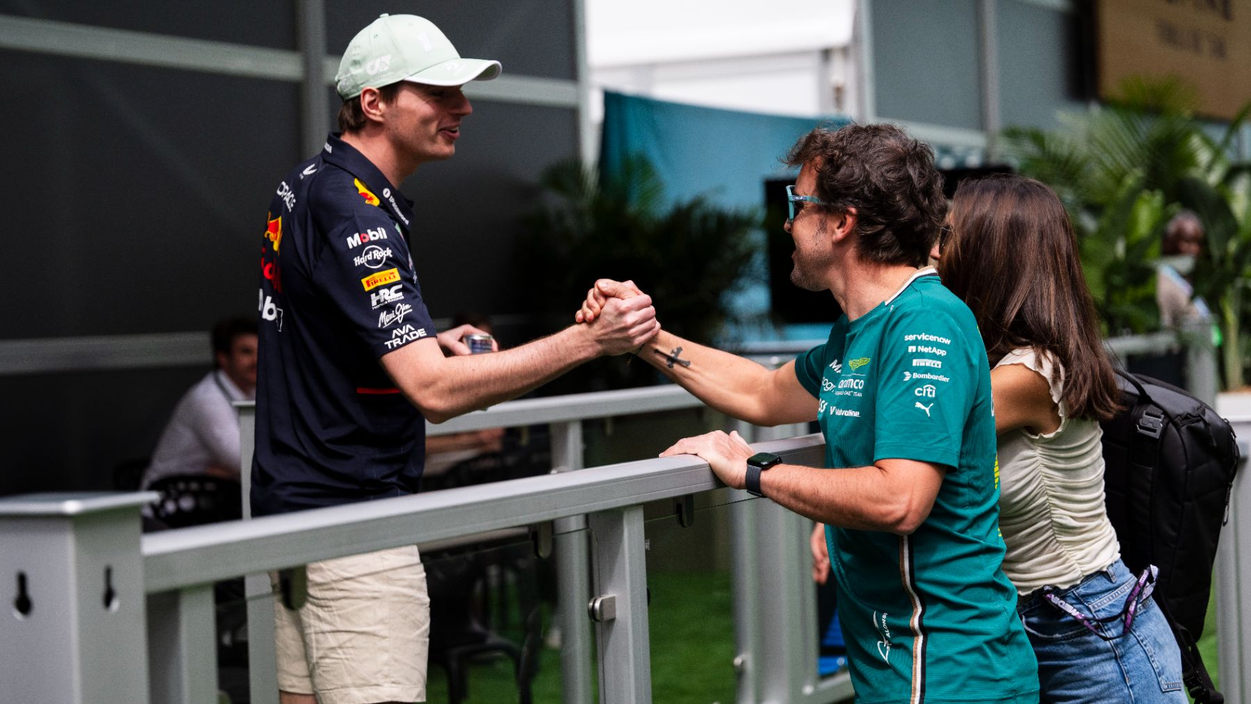 Verstappen y Alonso. (EP)
