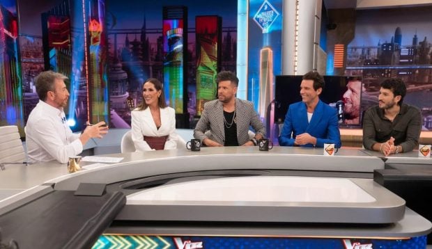 Malú, Pablo López, Sebastián Yatra y Mika, los nuevos coaches de 'La Voz'. (Atresmedia)