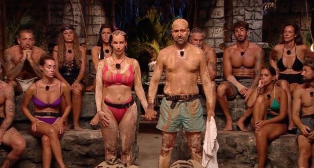 Fani Carbajo y Kike Calleja en Supervivientes All Stars 2025. (Mediaset)