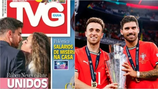 La portada, Rubén Neves y Diogo Jota