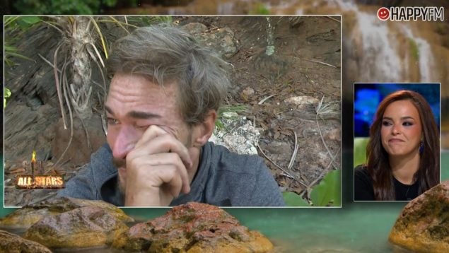 Tony Spina, emocionado en Supervivientes All Stars 2025. (Mediaset)