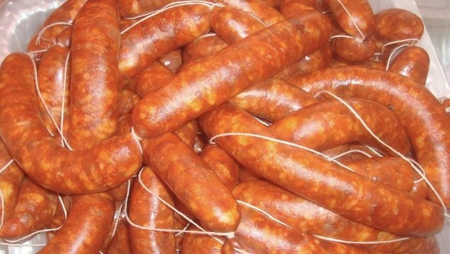 Chorizos, alimentos, comida