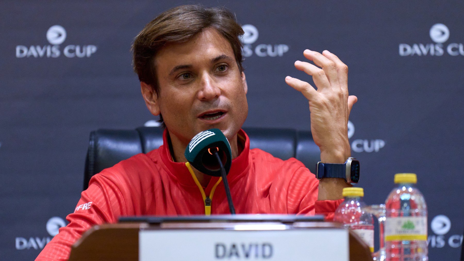 Ferrer en rueda de prensa. (Getty)
