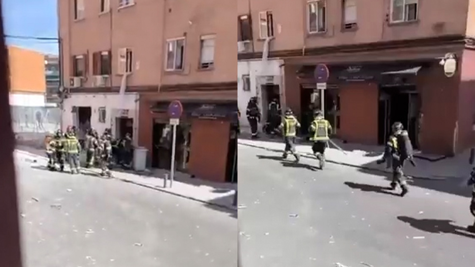 Encuentran un segundo muerto bajo los escombros de la explosión del bar de Vallecas
