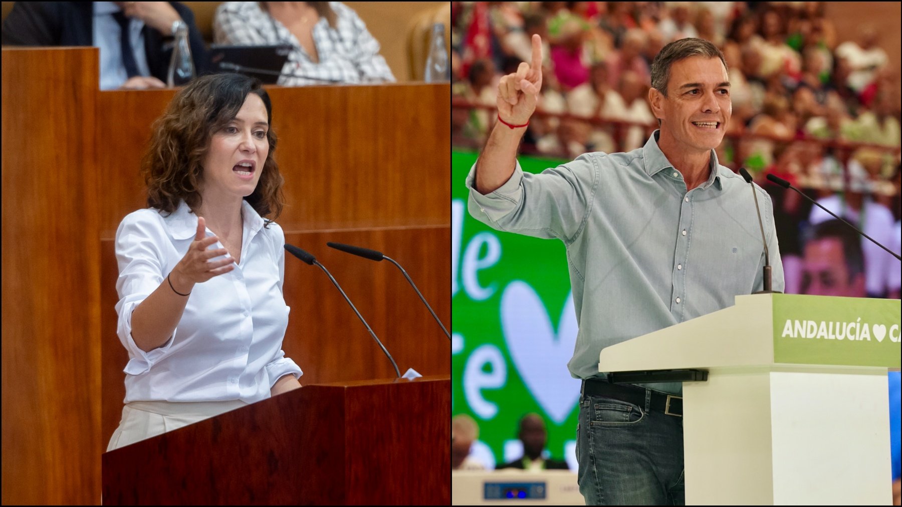Ayuso pone en su sitio a Sánchez: «Cuando el presidente jalea el boicot es responsable de cada altercado»