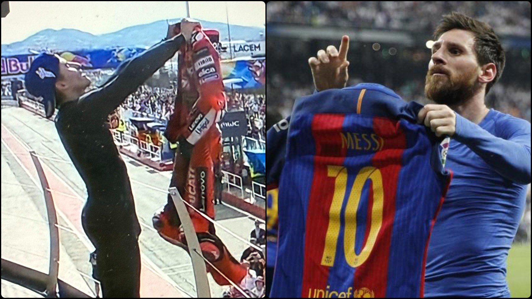 La ‘vendetta’ de Marc Márquez: celebra su victoria en Misano emulando la de Messi