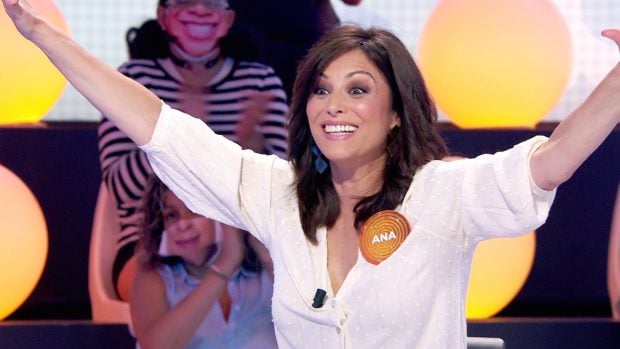 La actriz Ana Álvarez en el plató de Pasapalabra (Atresmedia).