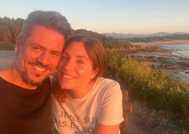 Leire Martínez y su marido, Miguel Sueiras. (Instagram)