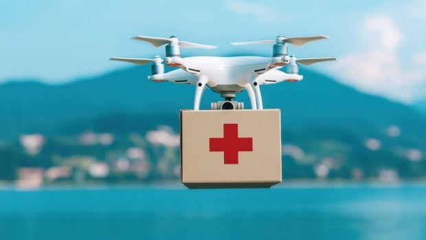 dron médico