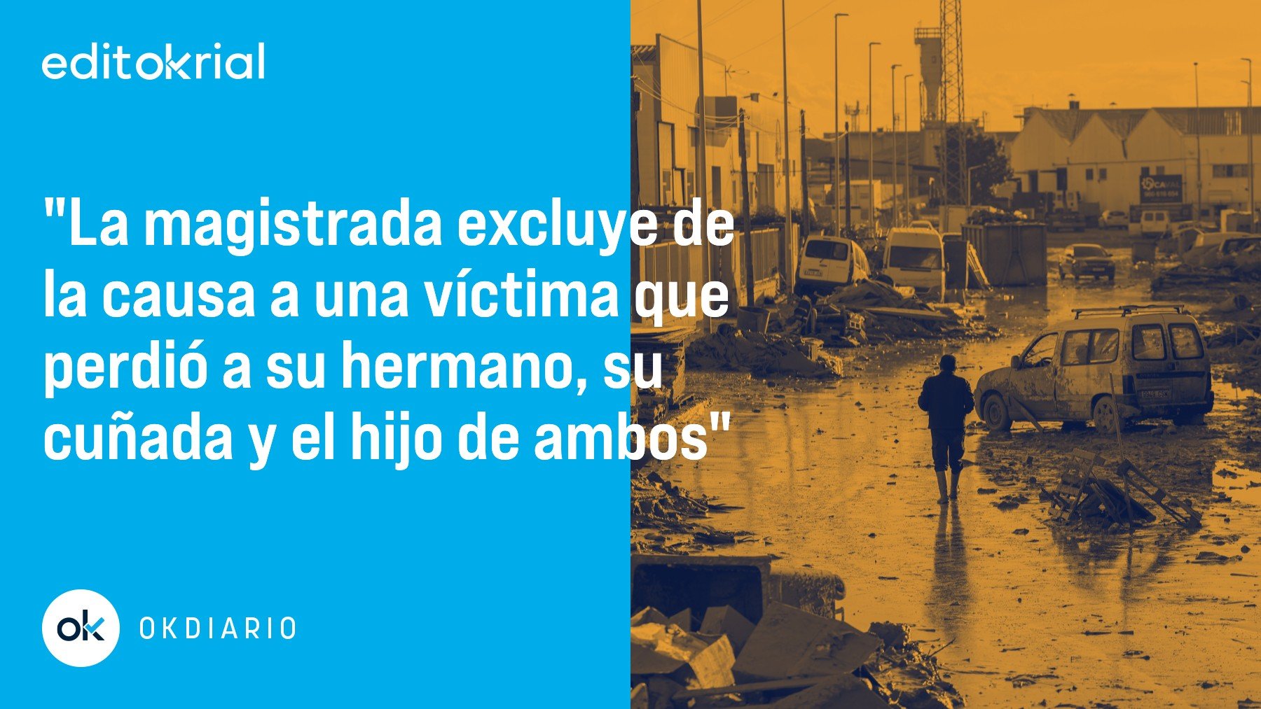 Para la juez las víctimas de la DANA no son todas iguales