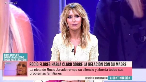 Emma García, presentadora de 'Fiesta' (Mediaset).
