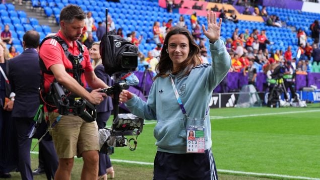 Aitana Bonmatí, en la pasada Eurocopa femenina