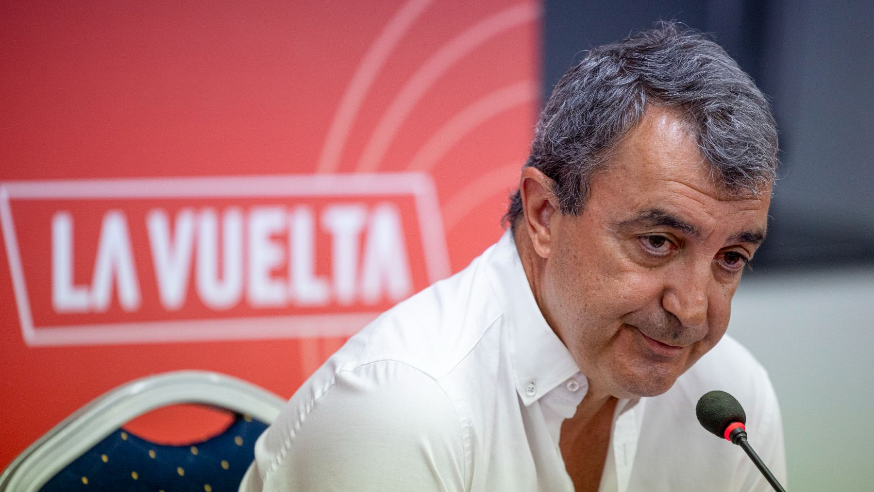 El director de la Vuelta apunta a la izquierda radical: «Todos tenemos claro quién llamó al boicot»