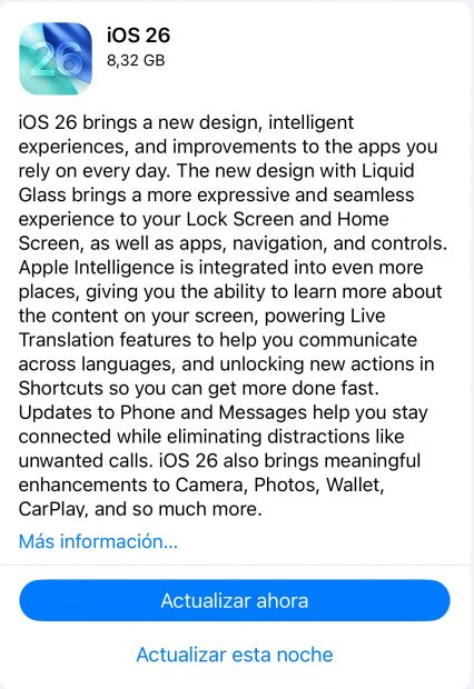 iOS 26 ya tiene hora de lanzamiento en España: esto es lo que debes saber