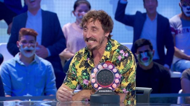 El actor Iván Massagué en el plató de Pasapalabra (Atresmedia).