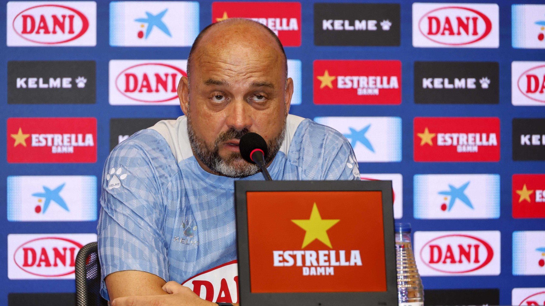 Manolo González, en la rueda de prensa.