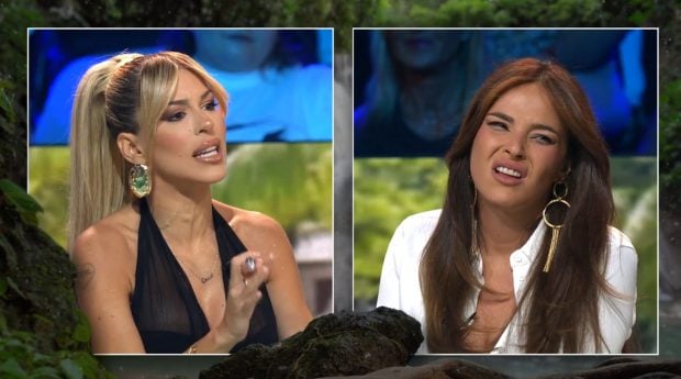 Oriana Marzoli y Marta Peñate en el debate de Supervivientes All Stars. (Mediaset)