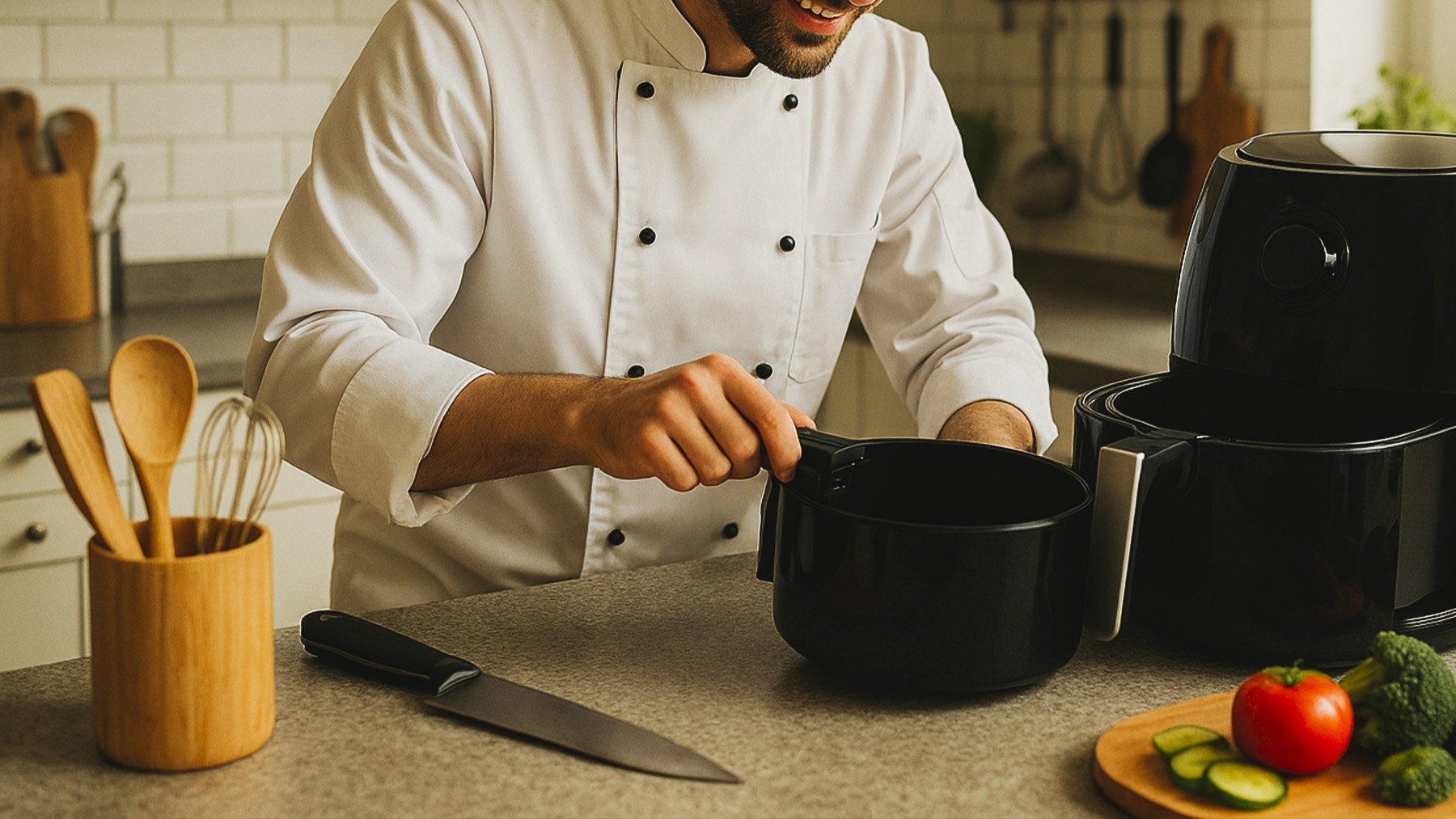 Soy chef y uso mi freidora de aire a diario en casa: esta es la receta que repito más a menudo