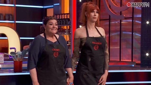 Charo Reina y Valeria Vegas en MasterChef Celebrity. (RTVE)