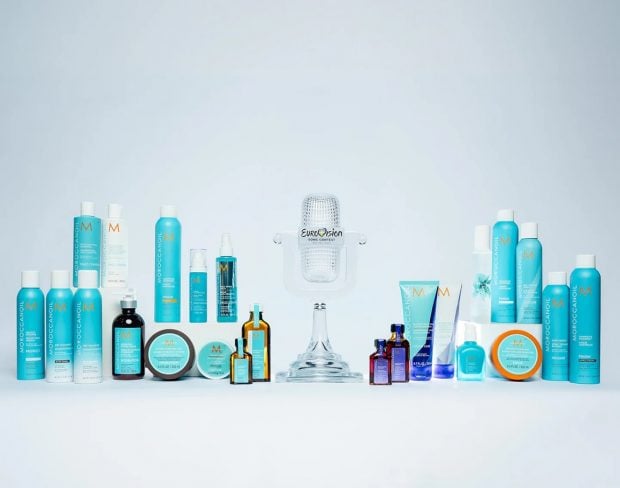 Imagen promocional de Moroccanoil como patrocinador de Eurovisión (Moroccanoil).