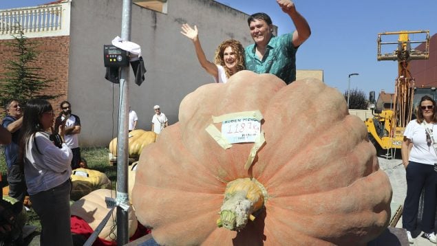 Calabaza más grande de España