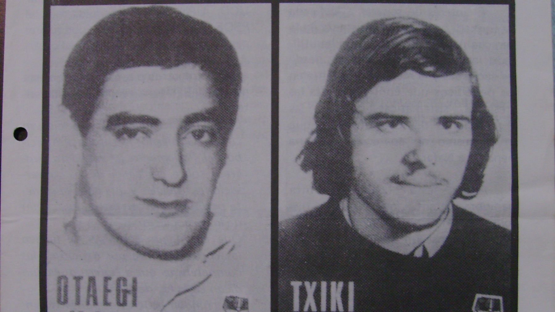 Txiki y Otaegi.