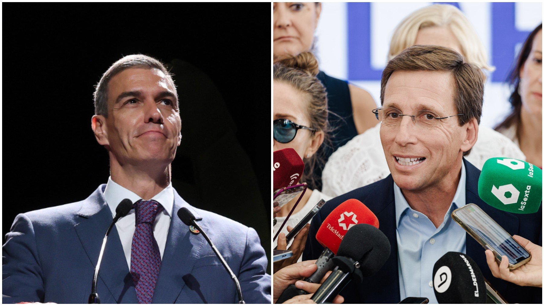 Almeida ha puesto en su sitio a Pedro Sánchez. (Getty)