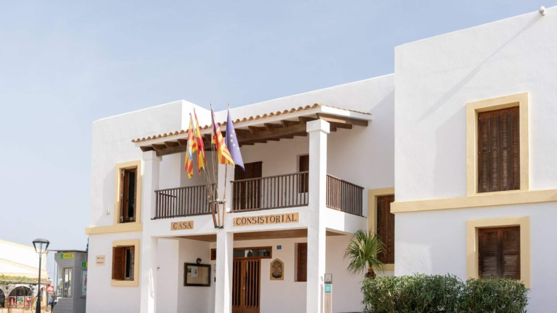 Fachada del Consell de Formentera.