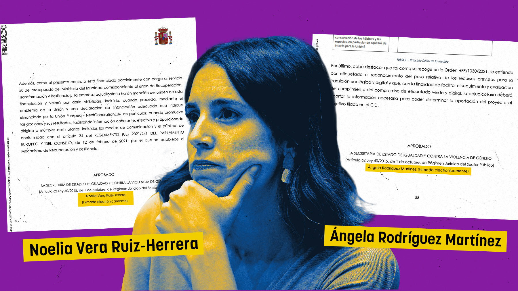 Irene Montero aprobó la licitación defectuosa que no aseguró los datos de las pulseras antimaltrato