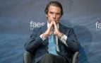 José María Aznar, en el acto de FAES.