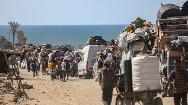 Gaza Israel, Ciudad de Gaza, evacuación.