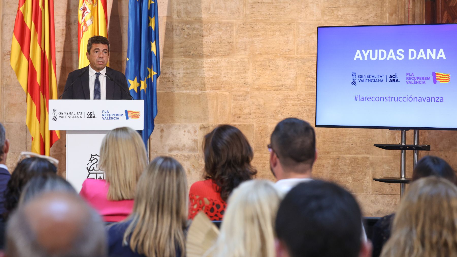 Mazón suma otros 35 millones en ayudas a familias y menores de la DANA frente la inacción de Sánchez