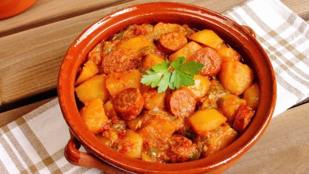 Receta de patatas riojana