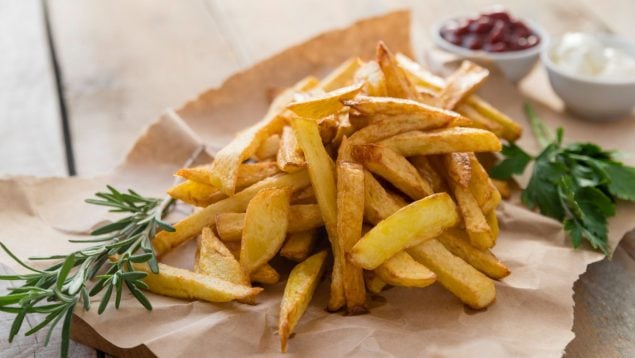 Patatas fritas, comida, alimentación