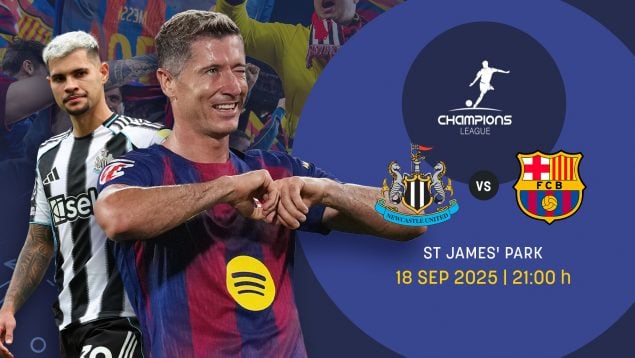 Newcastle Barcelona Champions