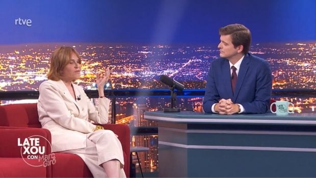 La actriz Antonia San Juan en el programa Late Xou (RTVE).