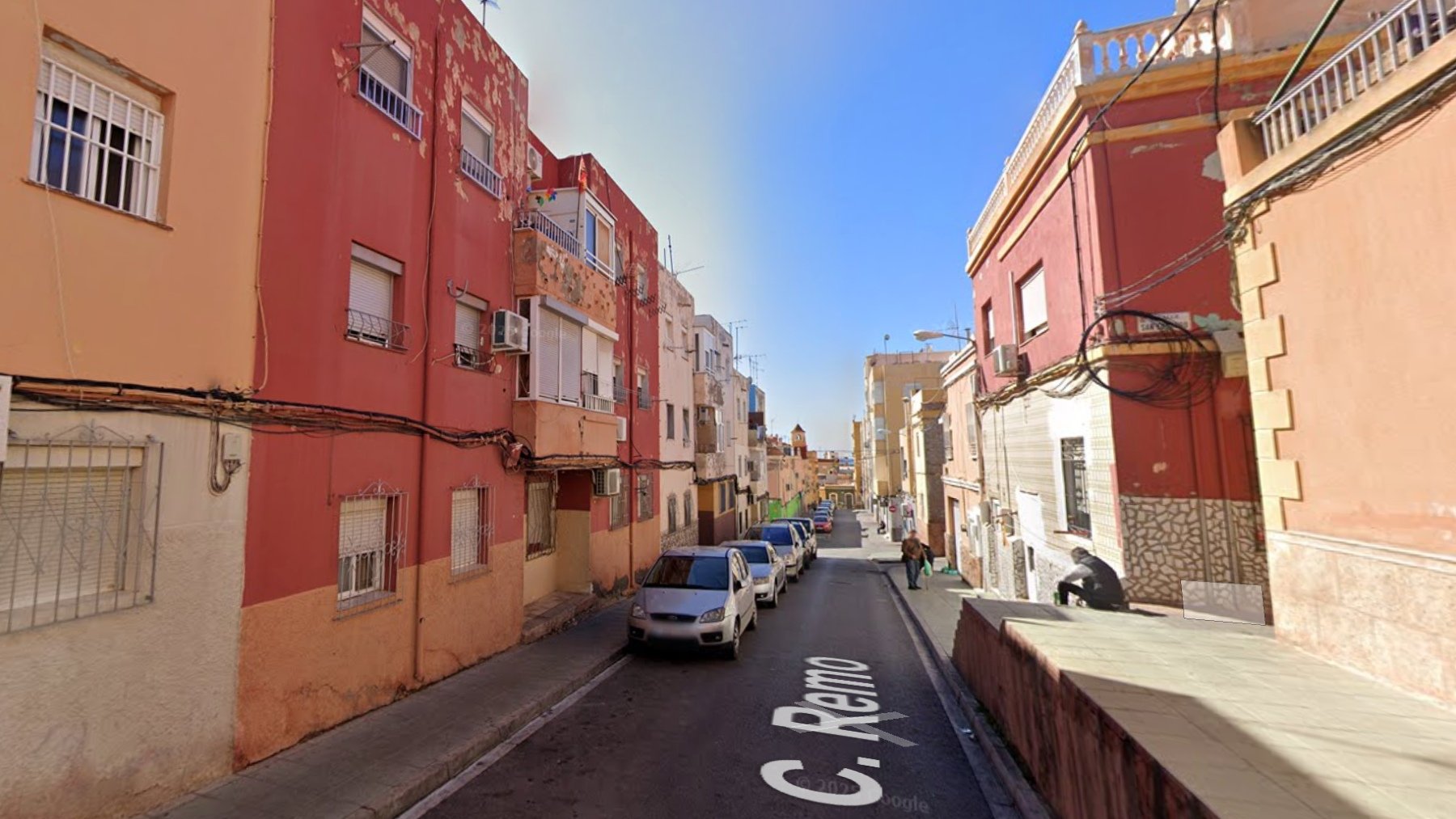 Calle Remo de Almería, lugar de los hechos.