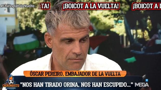 Óscar Pereiro en El Chiringuito.