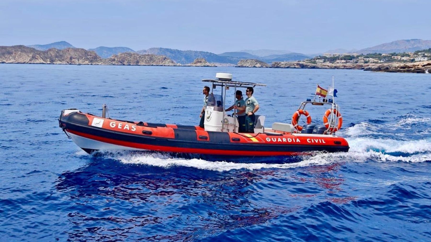 Una embarcación de la Guardia Civil.