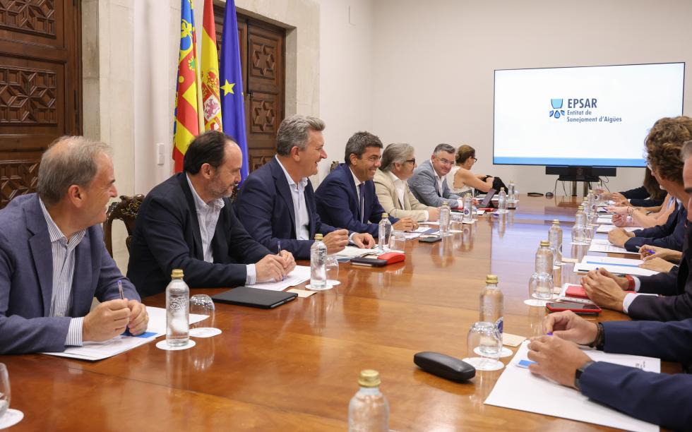 El Gobierno de Mazón invertirá 655 millones de € en 4 años para modernizar la depuración del agua