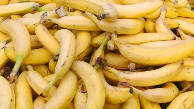Plátano de Canarias, alimentos, consumo
