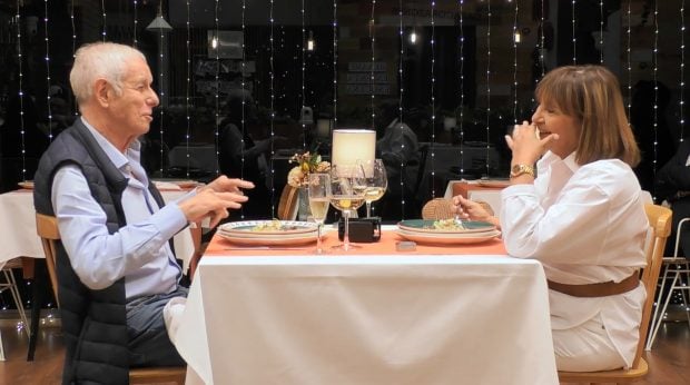 Juan Carlos y Marifé en el programa. (Mediaset)