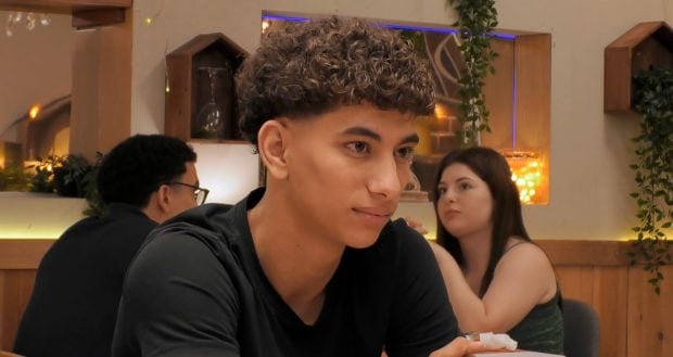 Hamza, participante de First Dates. (Mediaset)