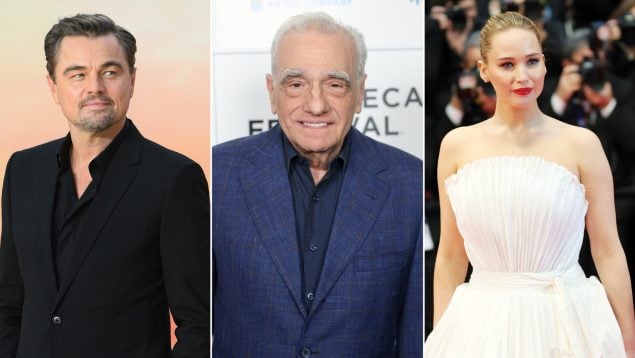 Scorsese DiCaprio Lawrence