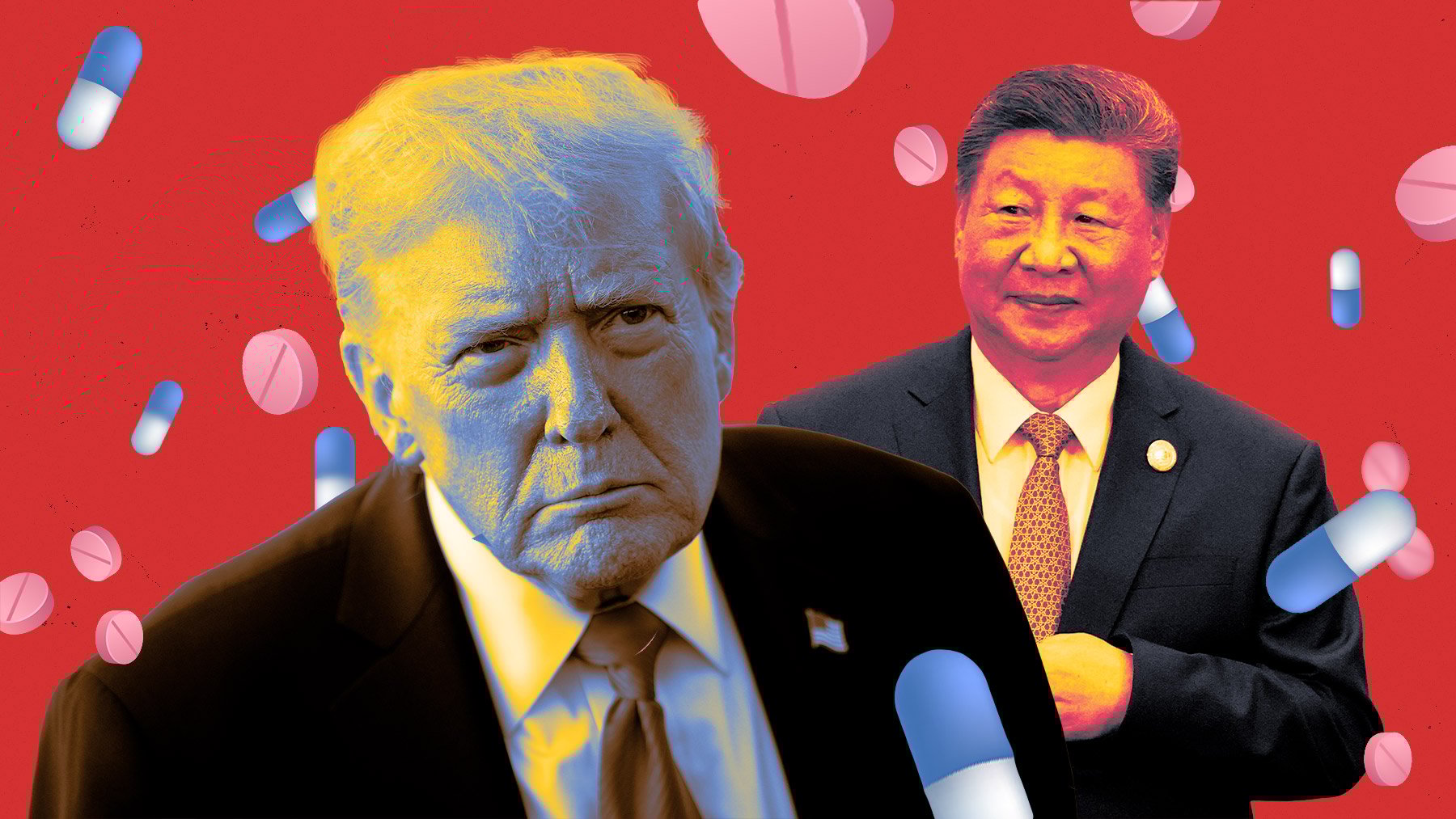 Donald Trump y Xi Jinping.