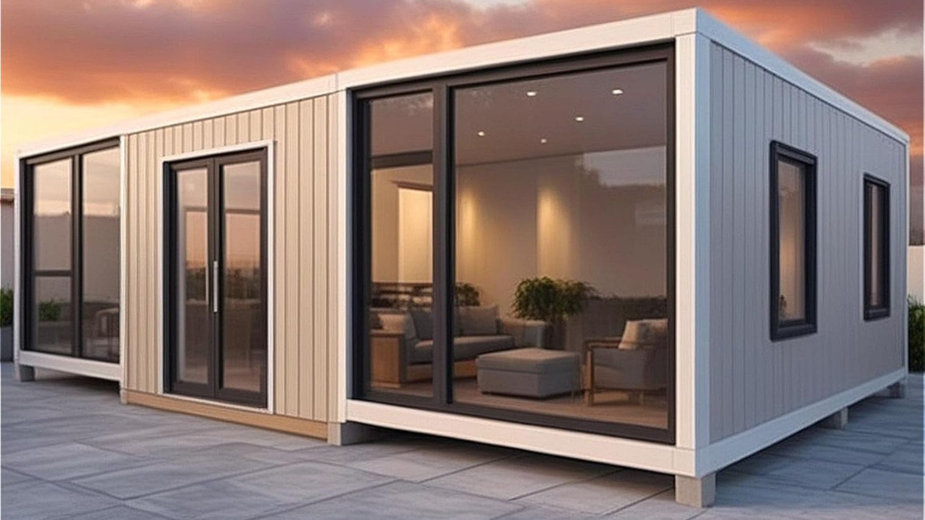 La casa prefabricada de lujo de Amazon con dos habitaciones perfecta para una familia por 8.000 euros