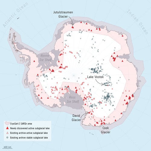 lagos subglaciales antártida